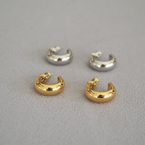 C-Shape Earrings - Zafari Studio Jewelry